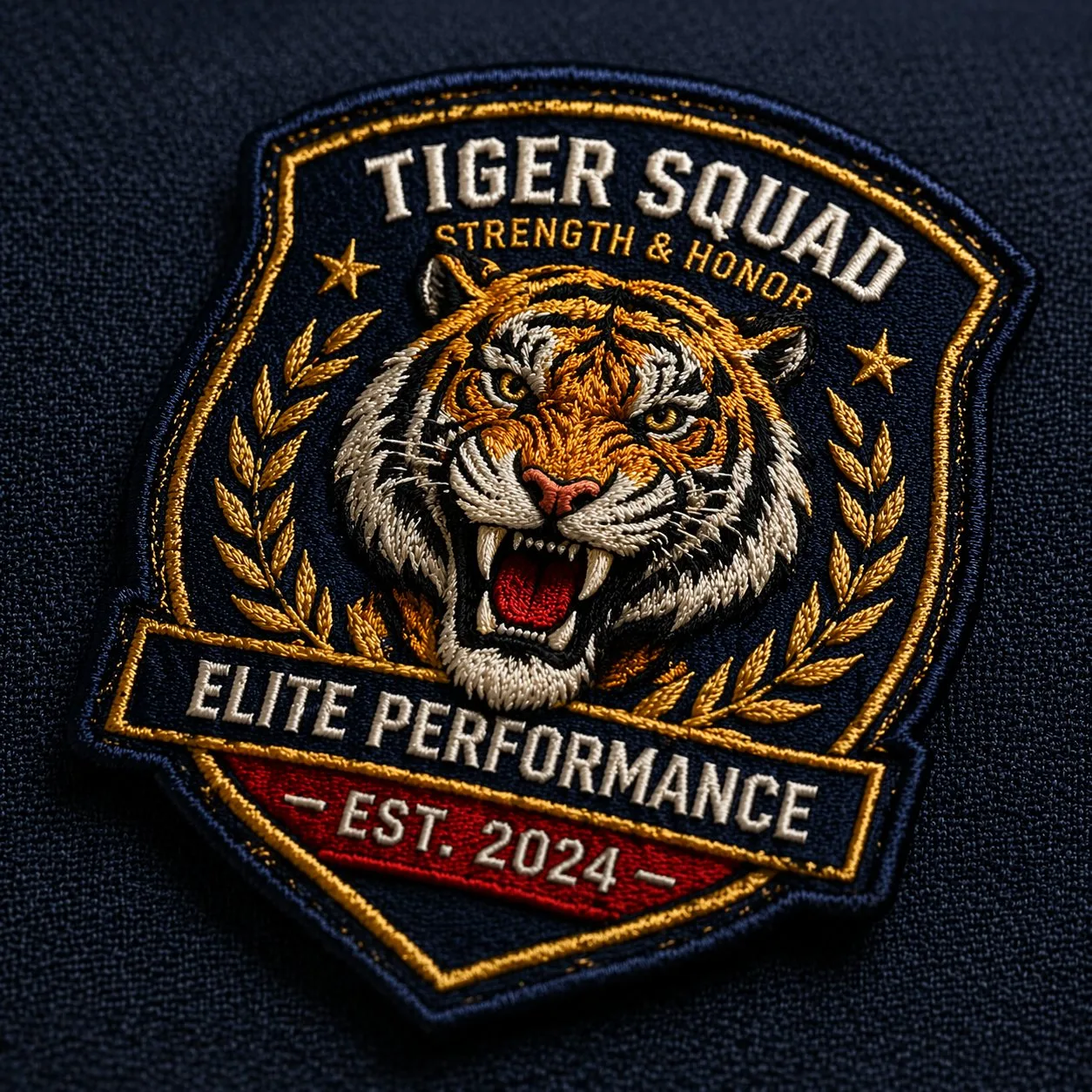 Patch and badge embroidery digitizing